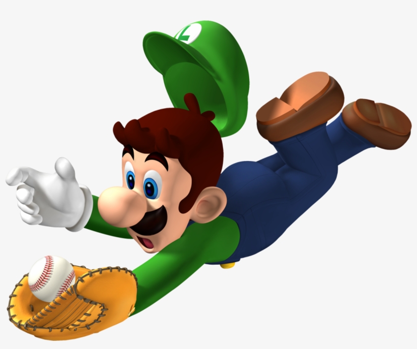 Luigi, Superstar, Mario - Mario Superstar Baseball Luigi, transparent png download
