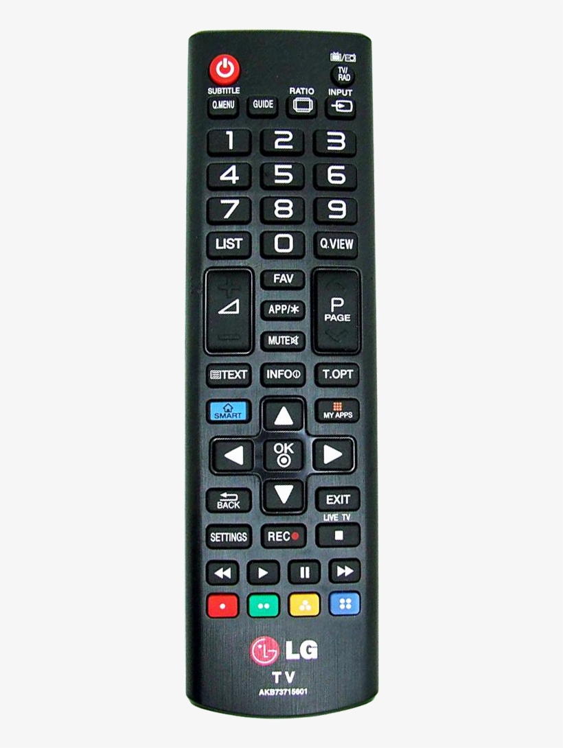 Lg Tv Remote Controller Akb73715646 Rm L1162 Lg Transparent PNG
