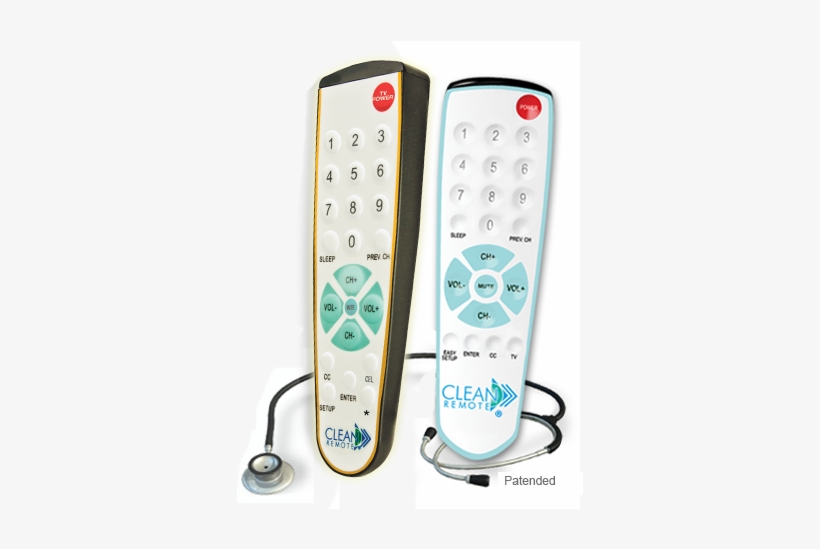 Healthcare Giver Germ Free Tv Remote Control Universal - Clean Remote-« Designer Series, Universal Remote Control,, transparent png download