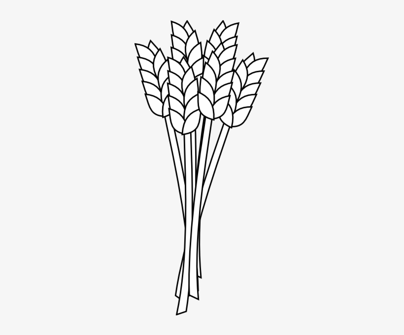 Image Royalty Free Download Clip Art At Clker Com Vector - Wheat Clipart Black And White, transparent png download