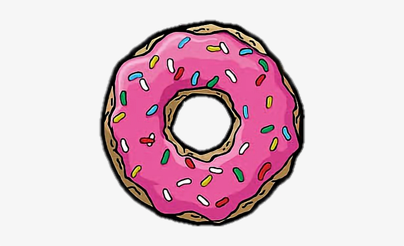 Rosquilla De Homero Png - Retractable Id Badge Interchangeable Id Badge Doughnuts, transparent png download
