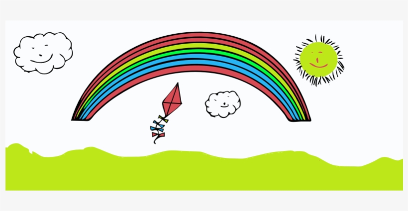 Cartoon Rainbow Images - Clip Art, transparent png download