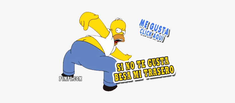 Homero - If You Re Talking Behind My Back You Re In A Good Position, transparent png download