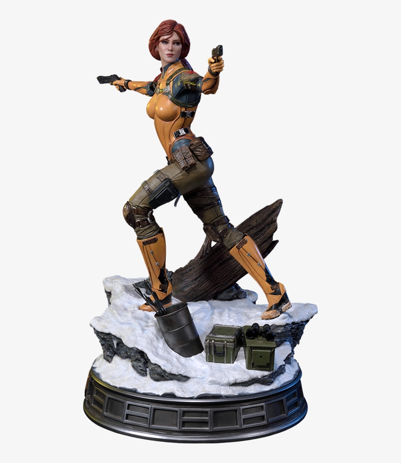 G - I - Joe - Scarlett 1/4 Scale Statue - Scarlett, transparent png download