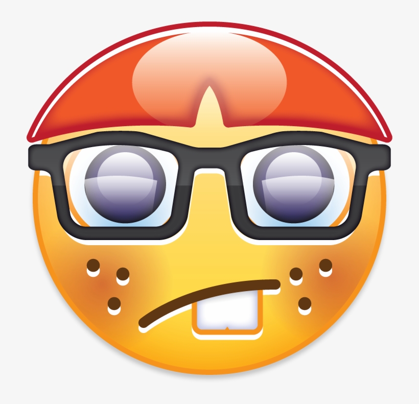 Emojicontact Nerd, transparent png download