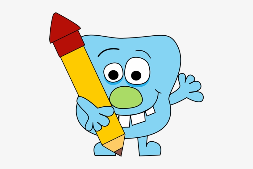 Monster And Pencil Clip Art Image - Monster Pencil Clipart, transparent png download