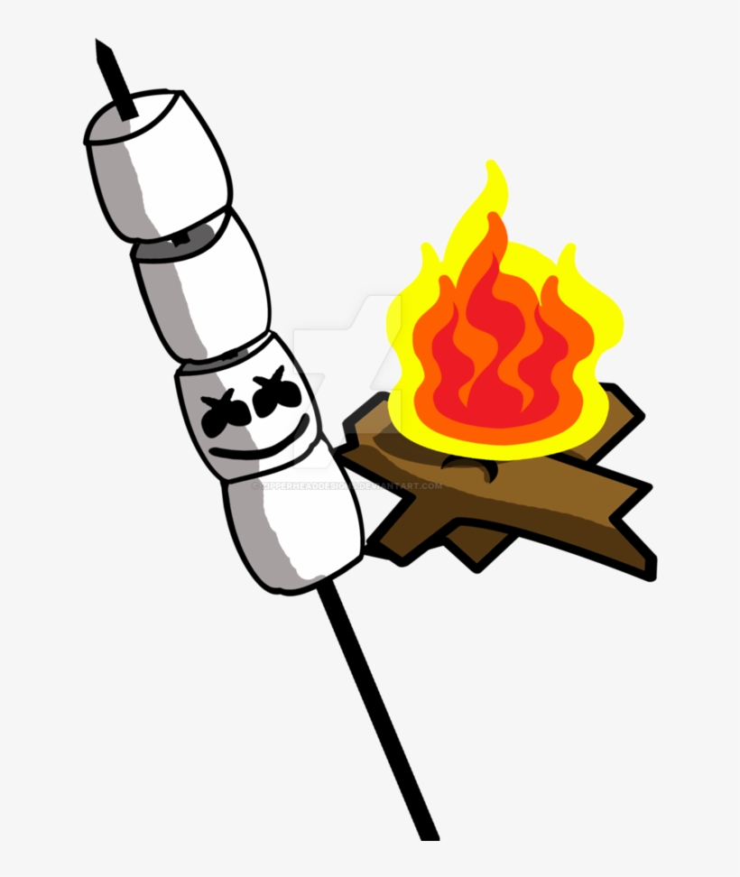 Marshmello Stick By Zipperheaddesigns On Deviantart, transparent png download