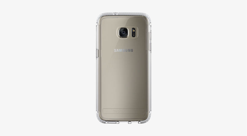 Back - Tech21 Evo Frame Cover For Galaxy S7 Edge - White/clear, transparent png download