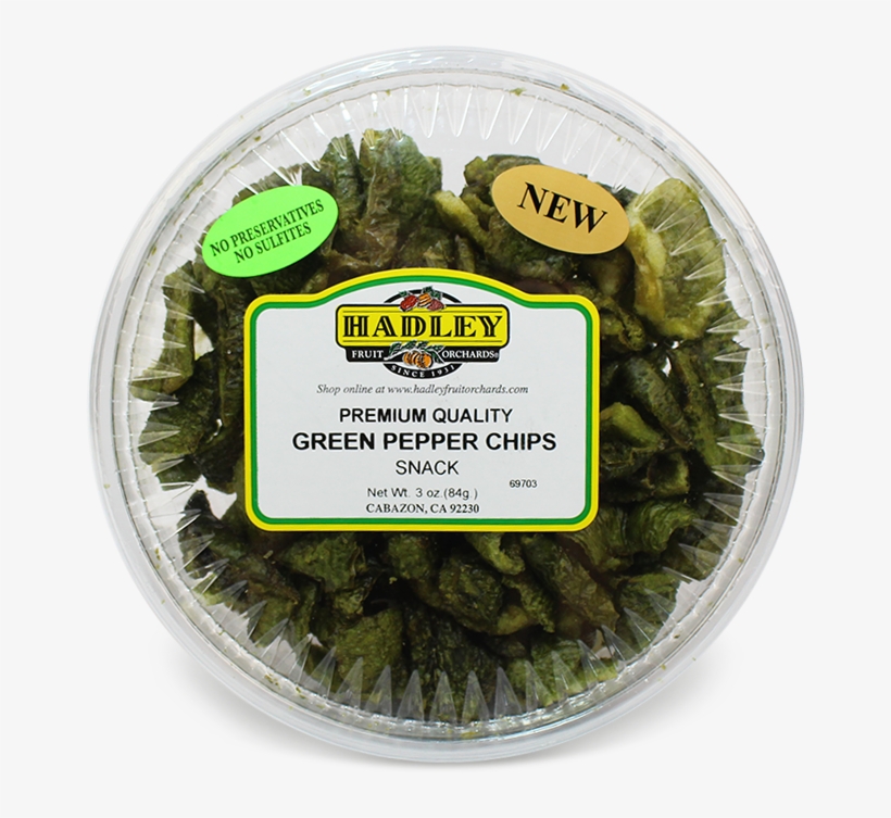 Green Pepper Chips - Hadley Fruit Orchards, transparent png download
