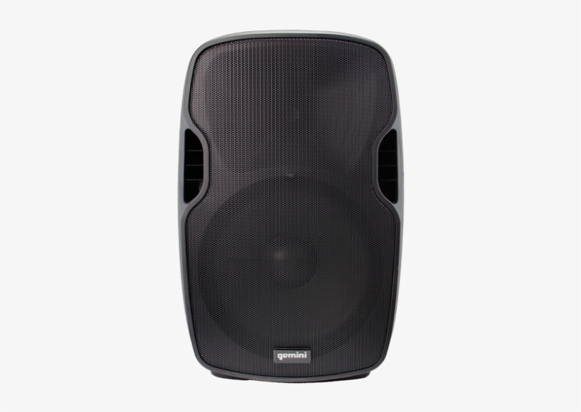 15blu-pk Bocina Activa De 15" 800 Watts, Usb / Sd / - Gemini As-12blu-lt Powered 12" Speaker, transparent png download