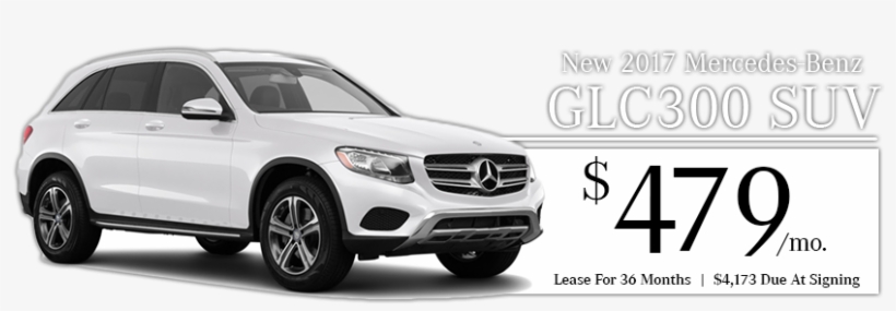 2017 Glc300 Suv - Mercedes-benz Glc-class, transparent png download