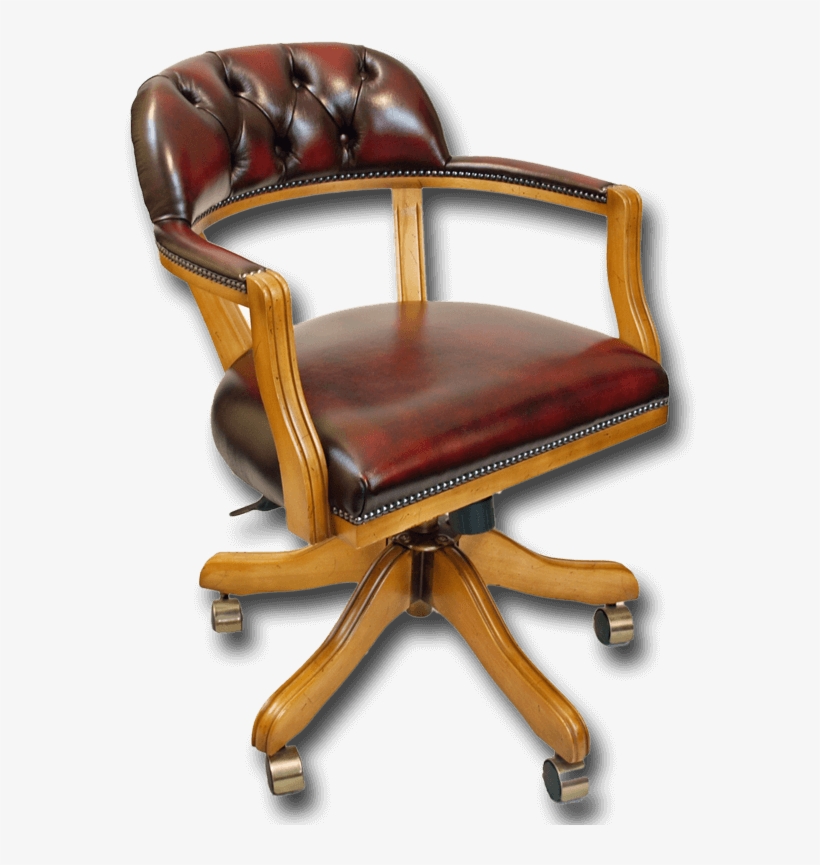 Antique Reproduction Court Swivel Desk Chair Antique - Court Chair Png, transparent png download