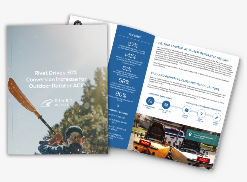 Conversion Increase For Outdoor Retailer Ack - Brochure, transparent png download