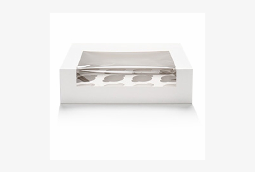 12 Cupcake Window Box - Cupcake Box Png, transparent png download