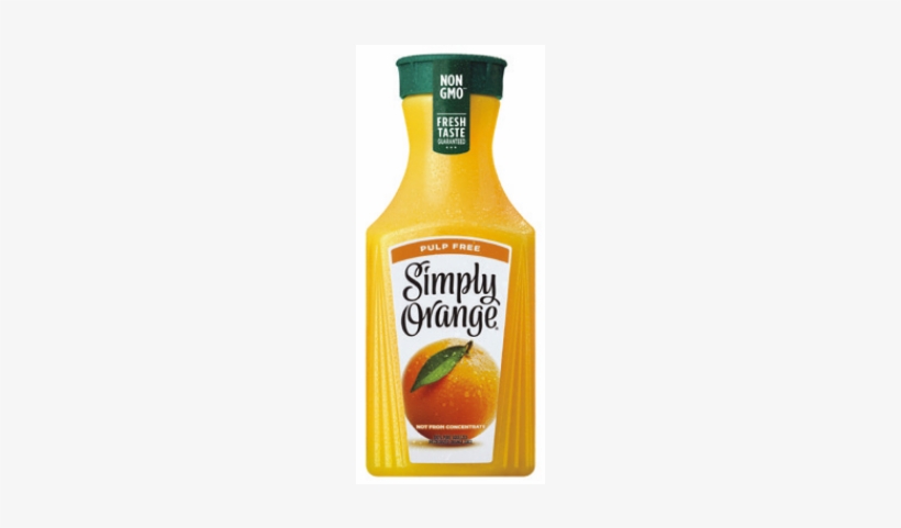Simply Orange Juice Pulp Free, Non Gmo - Simply Orange Juice High Pulp, transparent png download