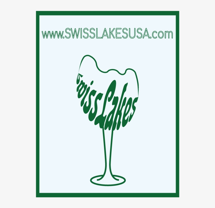 Wine Glass Green Border - Illustration, transparent png download