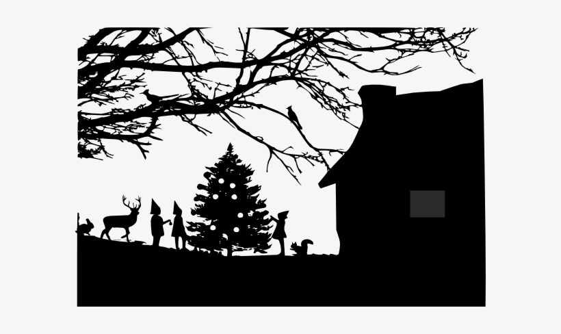 Image Transparent Library Decorate The Tree In The - Tree Branch Decal, transparent png download