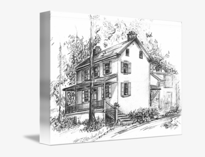 House In The Woods By F - House, transparent png download