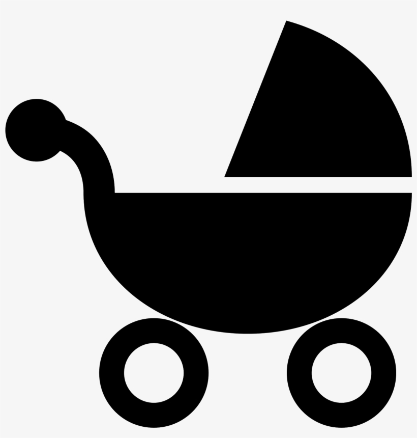 Stroller Icon - Stroller Icon Png, transparent png download