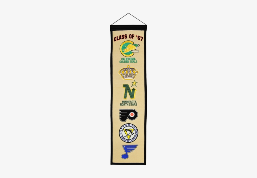 Nhl Hockey Class Of 67 Heritage Banner - Class Of 67 Heritage Wool Nhl Banner, transparent png download