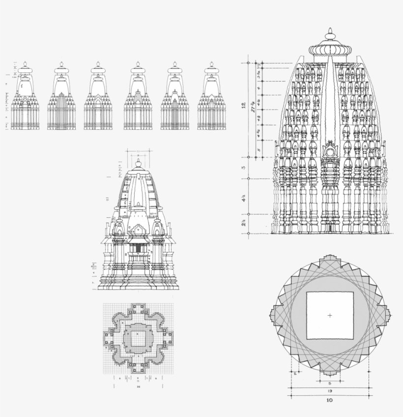 Design For Shree Kalyana Venkateshwara Temple, Venkatapura, - Adam Hardy Indian Temple Architecture, transparent png download