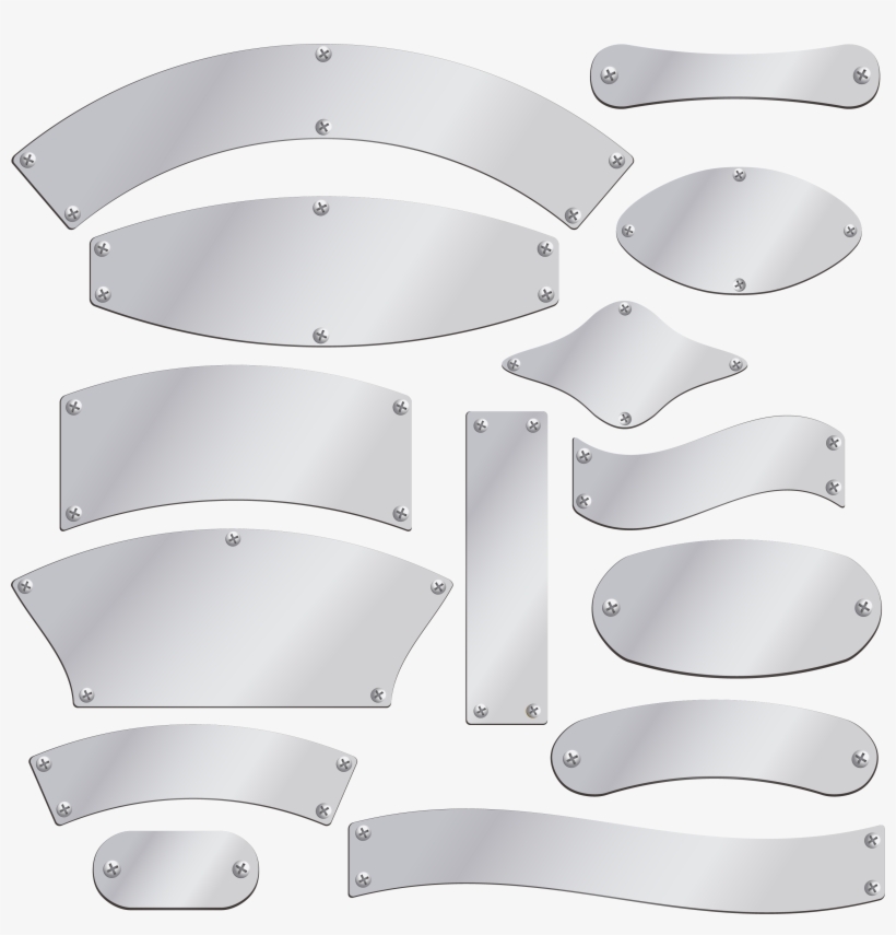 Transparent Download Metal Banner Texture Sign Transprent - Steel, transparent png download