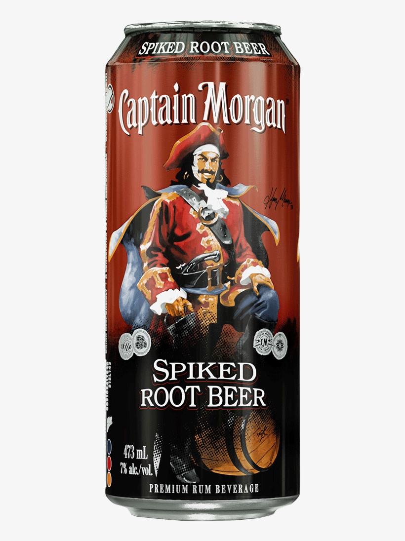 Captain Morgan Spiked Root Beer - Captain Morgan Spiked Brew, transparent png download