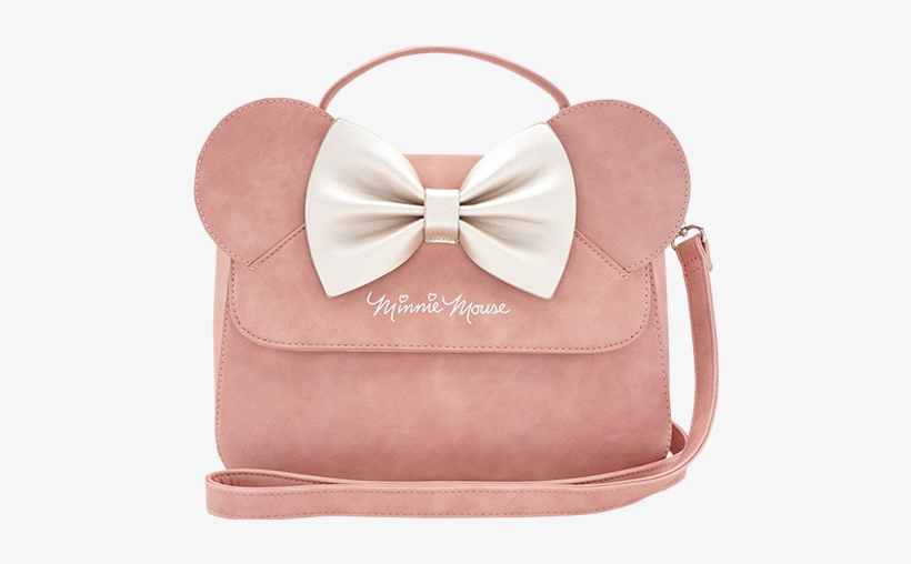 Disney Apparel Minnie Ears And Bow Pink Crossbody Bag - Loungefly Pink Minnie Mouse Bag, transparent png download