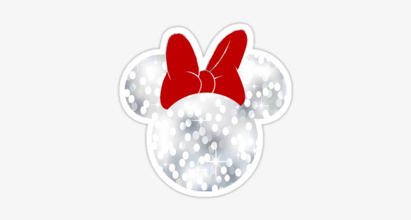 Sparkle Minnie Mouse Sticker By My Heart Has Ears - Minnie Mouse, transparent png download