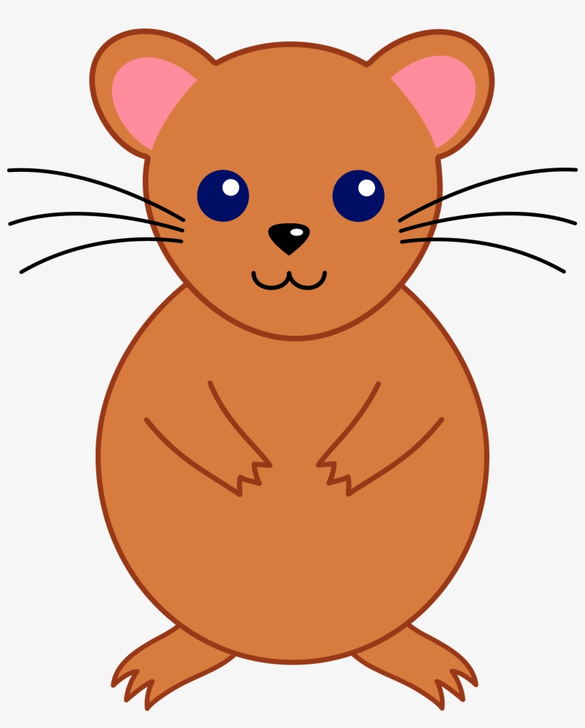 Cute Animal Frog Clipart Cliparts - Pet Hamster Clipart, transparent png download