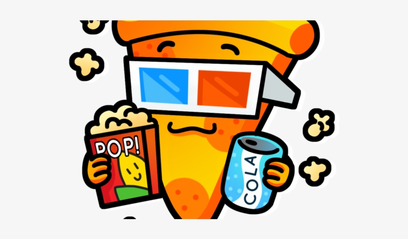 Pizza And A Movie Night 12/1 - Clip Art, transparent png download