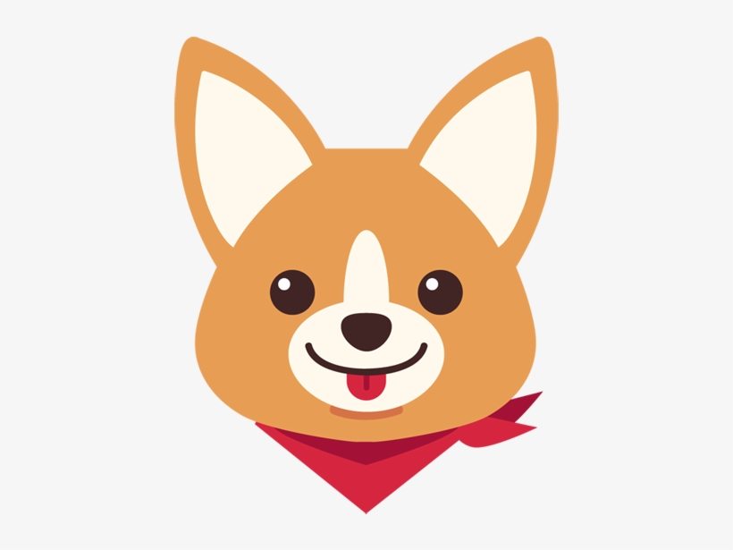 ผลการค้นหารูปภาพสำหรับ รูปหมาการ์ตูน - Corgi Cartoon Face, transparent png download
