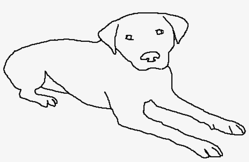 Doggo Base - Line Art, transparent png download