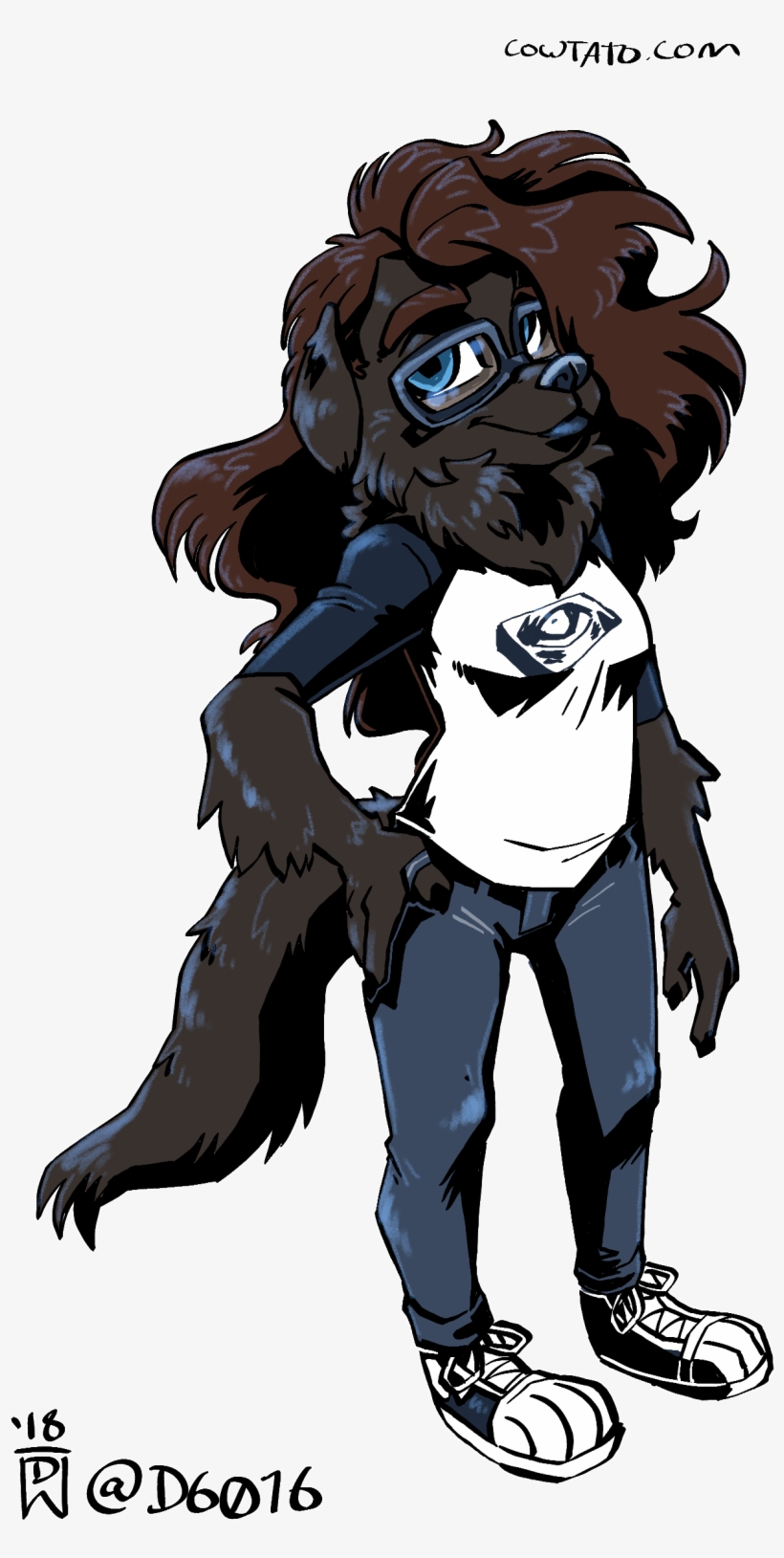 Weirdo Doggo - Cartoon, transparent png download