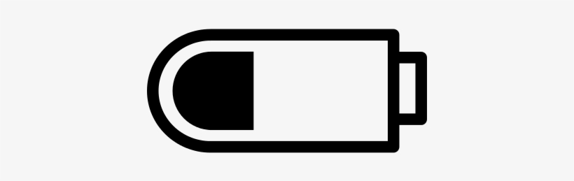 Low Battery Charging Status Vector - Batterie, transparent png download