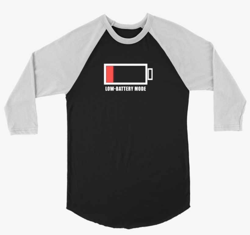 Low Battery Mode - Mama Bear 3/4 Sleeve Shirt, transparent png download