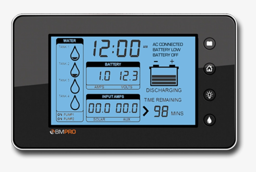 Rv Battery Monitor Trek - Electric Battery, transparent png download