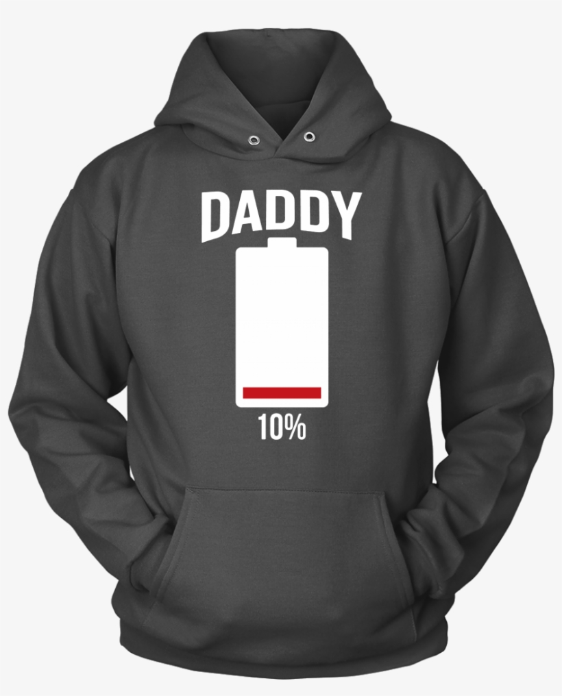 Daddy Low Battery Energy - Hoodie Happy Holidays For Christmas Schnauzer Dog, transparent png download