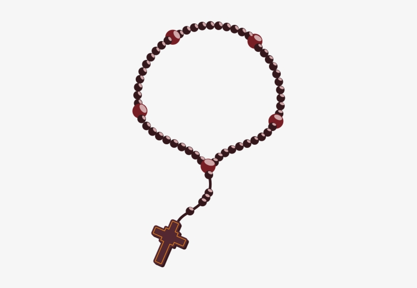 Cross Shape God Belief Image Royalty Free Download - Rosary Transparent Background, transparent png download