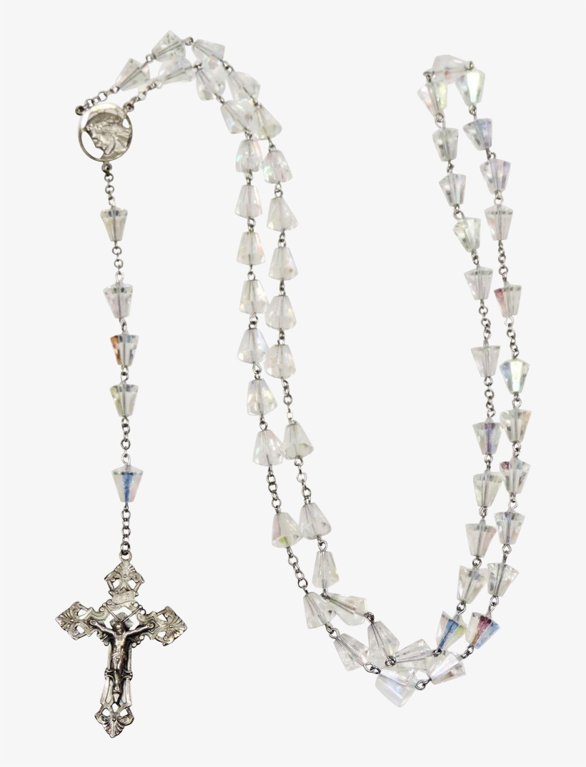 Rosary Transparent Background - White Rosary No Background, transparent png download