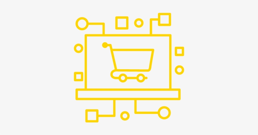 An Icon With A Shopping Cart - Illustration, transparent png download