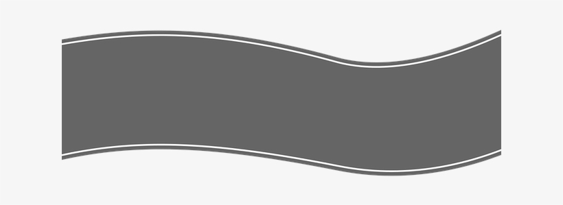 Ribbon Vector Black White Png - Illustration, transparent png download