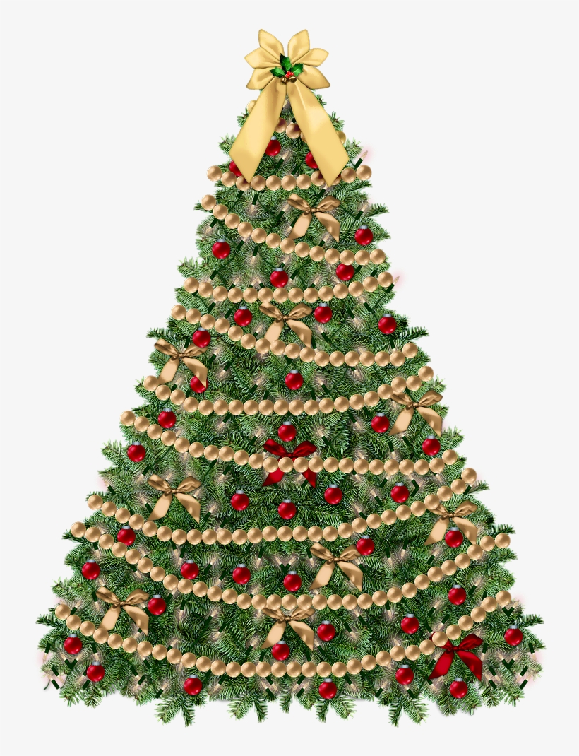 Transparent Small Deco Xmas Tree Png Clipart - Christmas Tree Png Small, transparent png download