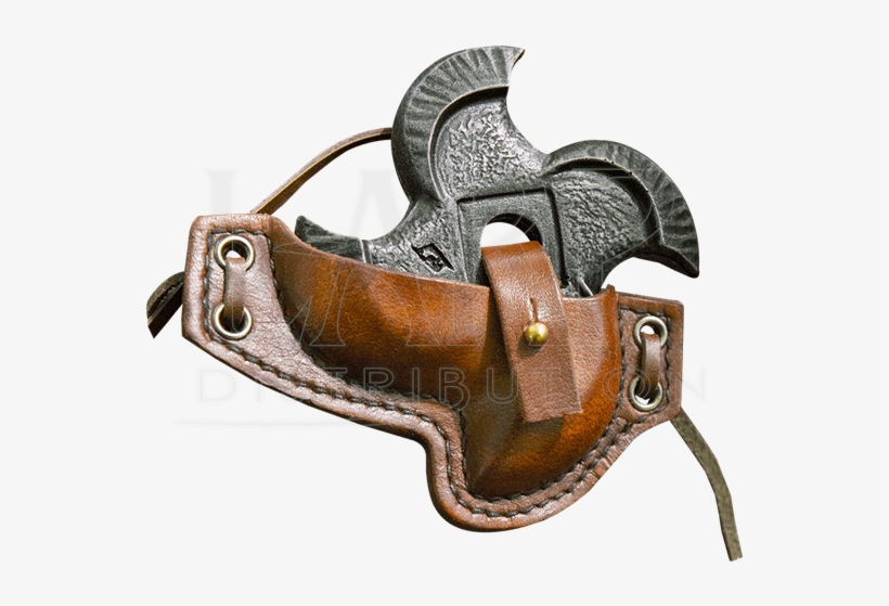 Tornado Shuriken Leather Holder - Leather, transparent png download