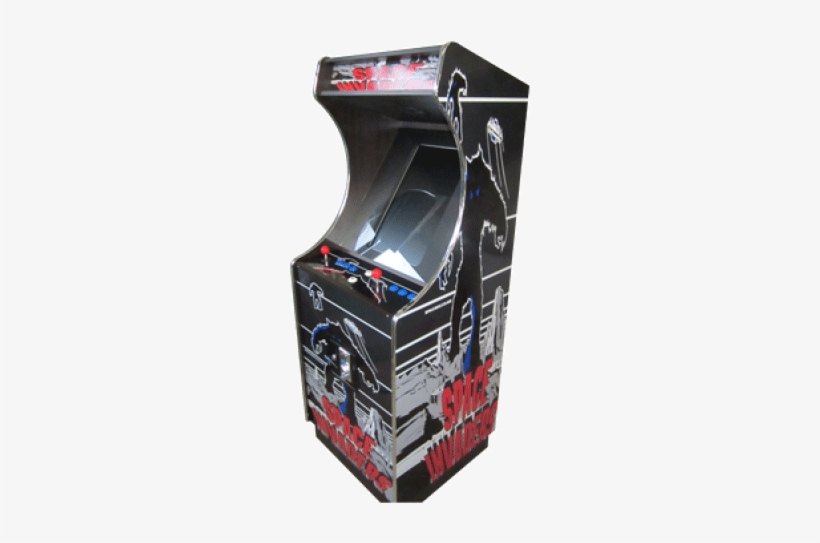 Space Invaders Upright With 645 Games - Video Game Arcade Cabinet, transparent png download