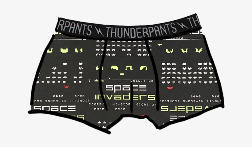 Men's Boxer Brief Space Invaders - Boxer Briefs, transparent png download