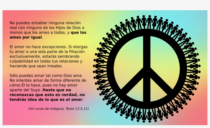 Amor Y Paz - Poster On World Population Day, transparent png download