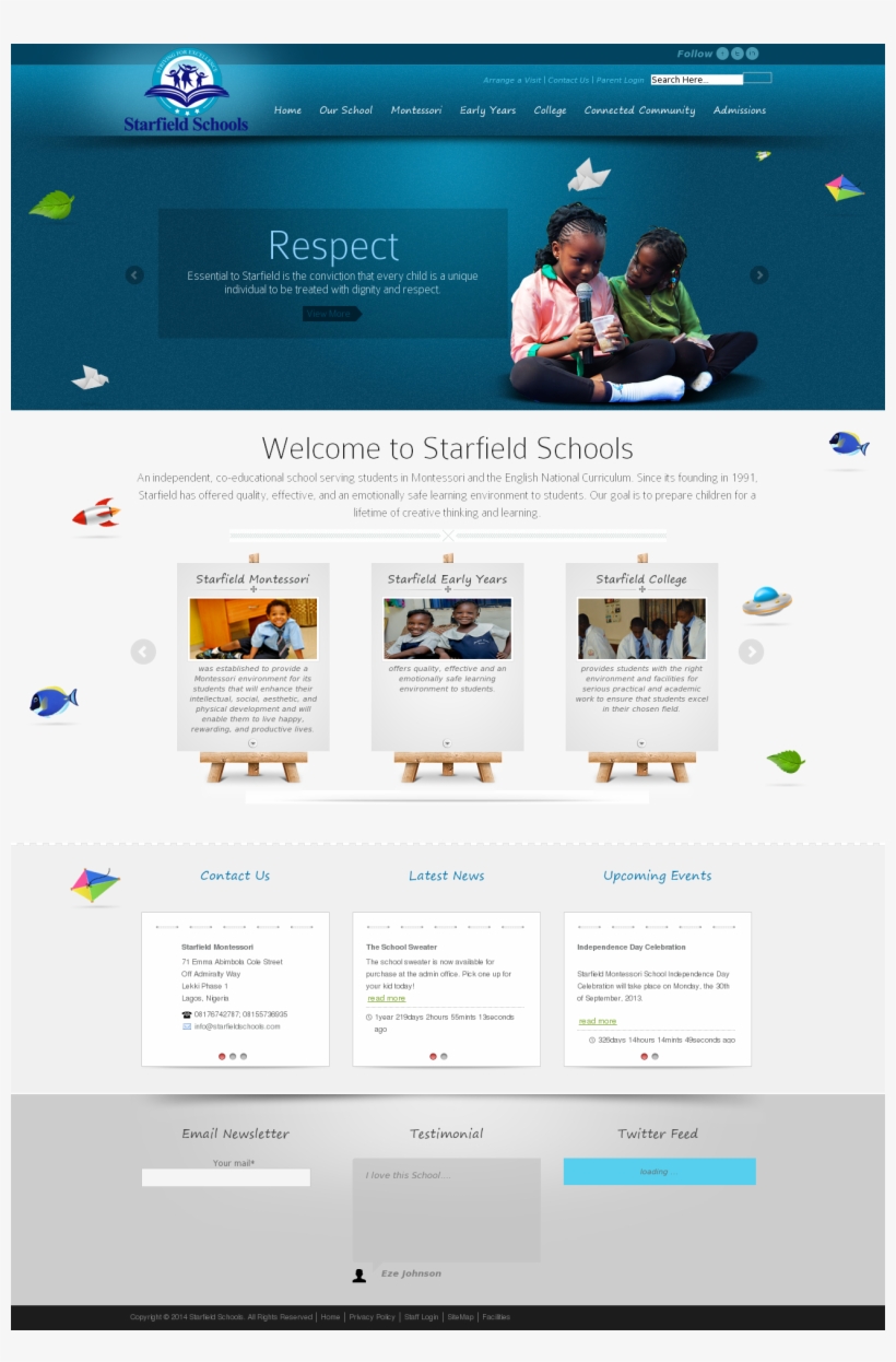 Starfield Schools Competitors, Revenue And Employees - Web Page, transparent png download