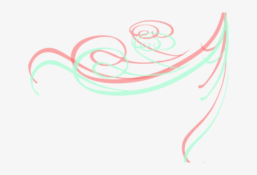Decorative Line Gold Clipart Swirl - Salon Border Png, transparent png download