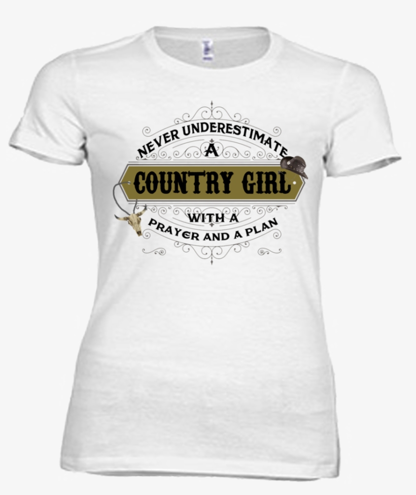 Never Underestimate A Country Girl - Black Pegasus, transparent png download